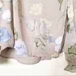 Lost + Wander  Grey Sheer Cold Shoulder Floral Top Size XS NWT Photo 11