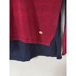 Ralph Lauren Lauren  Linen Blend Colorblock Long Sleeve V Neck Shirt Womens Small Photo 2