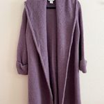 Soft Surroundings Purple Telluride Wool And Mohair Cardigan M Size M Photo 2
