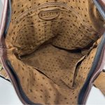 Fossil Explorer X-Large Multi Brown Leather Foldover Crossbody Handbag Photo 6