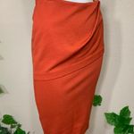 CAbi #3099 Orange Turmeric Sweater Pencil Skirt Photo 6