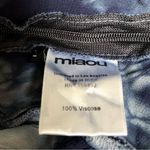 Miaou Tie Dye Blue & White Madeline Crop Top Boned Bodice Corset Bustier sz L Size L Photo 14