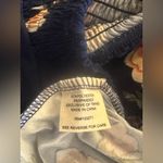 205 Collins Pink, blue and Gray Off the Shoulder Pleated Sundress Photo 7