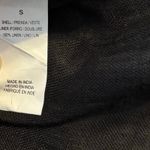 Vitamin A  Size S Playa Linen Boyfriend Shirt Coverup Black EcoLinen Linen Photo 6