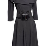 Bettie Page by Tatyana Little Black Dress Sz S Wiggle Pencil Skirt Pin Photo 0