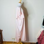Natori Pink Satin Embroidered Vintage Nightgown Size L Photo 5