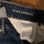 American Eagle Jean Shorts size 4 HiRise Shortie Super Stretch Photo 4