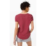 Lululemon  Love Tee V Chianti Pink V-Neck Short Sleeve Athletic Top 6 Photo 1