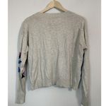 Nic+Zoe Blooming Short V Neck Sweater Beige Pink Floral Size M NWT $168 Photo 5