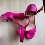 AGL hot pink Janis 110mm leather Platform sandals size 40 / US 10 Photo 6