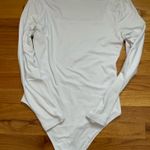 Amazon  Long Sleeve Bodysuit White Photo 5
