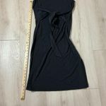 Eileen Fisher Black Sleeveless Tie Waist Midi Dress XS TP Photo 4
