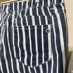 Democracy  Jeans Ab Technology Striped Raw Hem Side Womens 14P Stretch button fly Photo 5