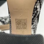 Pretty Little Thing  Black Snake High Point Ankle Boot Photo 7