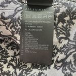 ALLSAINTS  Helena Mercury  Silk Floral Print Trouser Pants Pockets Size 6 Photo 6