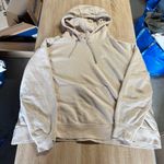 Nike Women’s Cotton Blend Pullover Beige Sweatshirt Hoodie Plus Size 2X EUC Photo 0