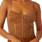 Free People NWT Intimately Women's Shimmer Night Rhythm Corset Bodysuit XS Photo 0