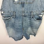 Lucky Brand  Cutoff Shortalls Women XL Light Wash Distressed Coastal Cowgirl Boho Photo 5