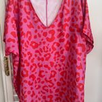 First Love Pink and Red Leopard Print Top Photo 2