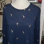 Boden 100% cotton dress flamingo women’s size 14 Blue Photo 1