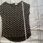 Onque Sport Black Polka Dot Top Size S Photo 3