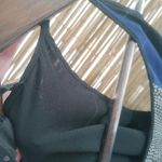 BCBG MaxAzria M Black Lapis Chiffon Tank Dress Photo 1