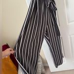 Justify Black and White Striped Jumpsuit Photo 2
