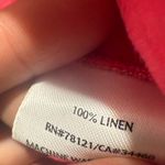 Eileen Fisher  Cardigan 100% Linen Long Sleeve‎ Casual Pink Size XL Photo 5