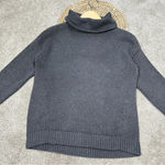 Athleta Breckenridge Turtleneck Knit Sweater Pullover Longsleeve Charcoal Gray S Photo 3