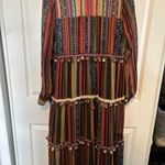 ZARA  Multicolor Boho Long Sleeve Dress Photo 2