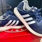 Adidas Cloudfoam Running Shoes Women's Size 9 Blue Athletic Sneakers Photo 0