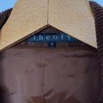 Theory  Cropped Corduroy Jacket Blazer size 6 Brown Photo 5