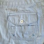 Columbia  PFG Light Blue Pinstripe Omni Shade Bermuda Shorts with Pockets 30UPF Photo 4