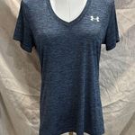 Under Armour Blue Fitted Short Sleeve Tee Photo 0