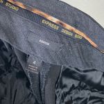 EXPRESS  Design Studio Editor Black Mid Rise Barely Boot Dress Pant Trousers Photo 3