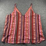 Peyton Jensen NWT  Evereve Pink Multi Jayda Stripe Cami Women’s XL Shirt Top Photo 0