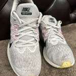 Nike  Women's Zoom Winflo 5 - White with Pink and Yellow Accents Photo 0