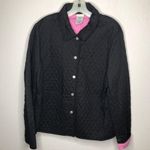 Vintage White Stag‎ Quilted Jacket Black Size M Photo 5