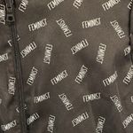 Alice + Olivia NWT- Lonnie tiger/feminist print Reversible Bomber Jacket Size M Photo 10