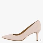 Ralph Lauren Lauren  Lanette Pale Pink Suede Pumps Heels Women’s Size 8.5 Photo 11