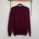 Club Room Estate Merino Wool Burgundy V Photo 2