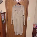 Free People Cream Wool/Cashmere Long Sleeve Midi Dress Photo 2