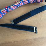 Vintage Velcro Beaded Western Belt Blue Photo 3