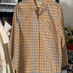 Burberry  London England Classic Vintage Check Button Up Shirt Womens 14 EUC Photo 0