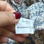 Natural Life  Patti Dainty Floral Side Slit Sleeveless Maxi Dress Size L Blue Red Photo 6