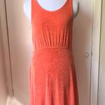 Free People Orange Dress with Back Lace Slit Photo 0