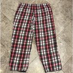 Victoria's Secret Victoria’s Secret Women's Plaid Pajama PJ  Pants Medium Red Black Photo 7