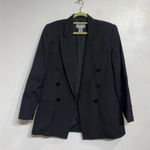 Jacqueline Ferrar  Black Vintage Wool Blend Blazer Sz 6 Photo 1