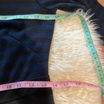 Loft Dark Blue/Black Women’s Long Sleeve Midi Dress Striped Upper EUC Sz 2P Photo 6