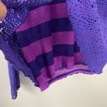 Title Nine Medium Purple Hoodie Beach Coverup Long Sleeve Top Photo 2